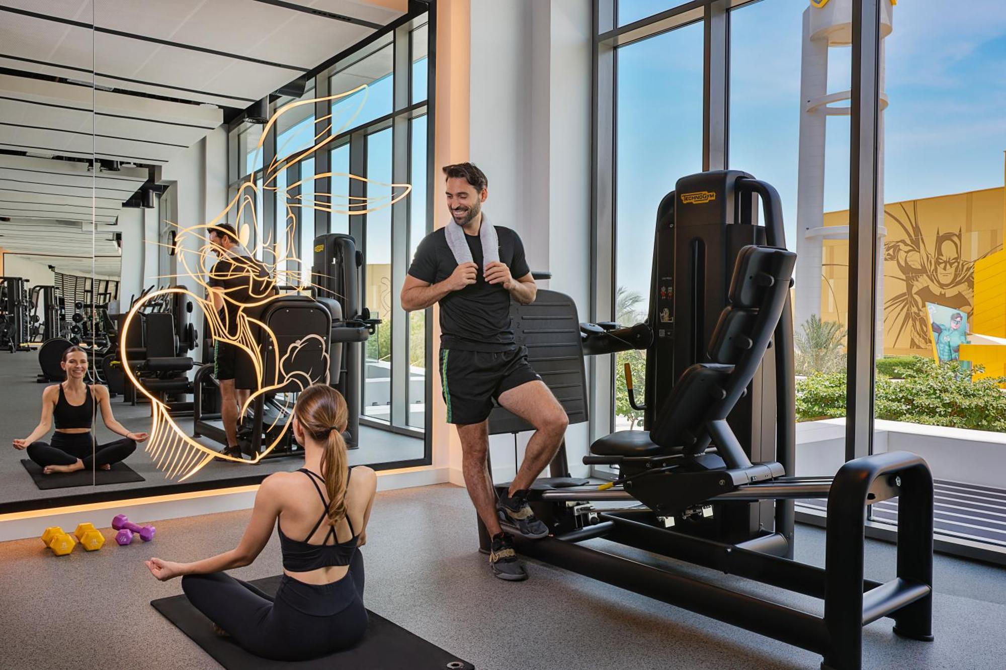 Hotel The Wb Abu Dhabi, Curio Collection By Hilton Zewnętrze zdjęcie The gym at the Ritz-Carlton, DIFC